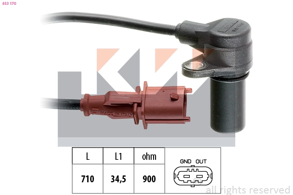 Sensor, crankshaft pulse (453 170)