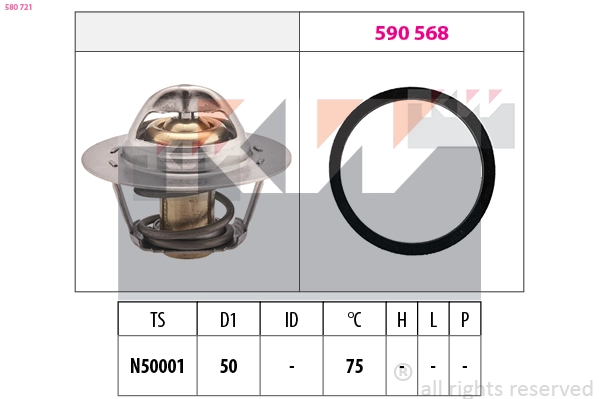 Thermostat, coolant (580 721)