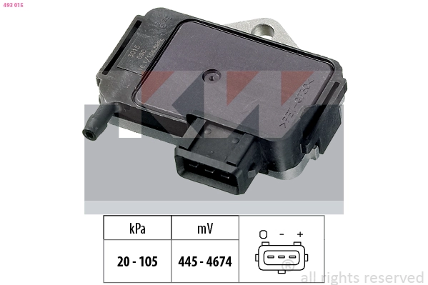 Air Pressure Sensor, altitude adaption (493 015)