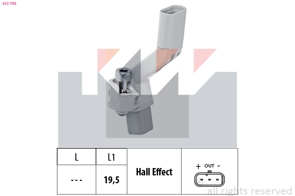 Sensor, crankshaft pulse (453 708)
