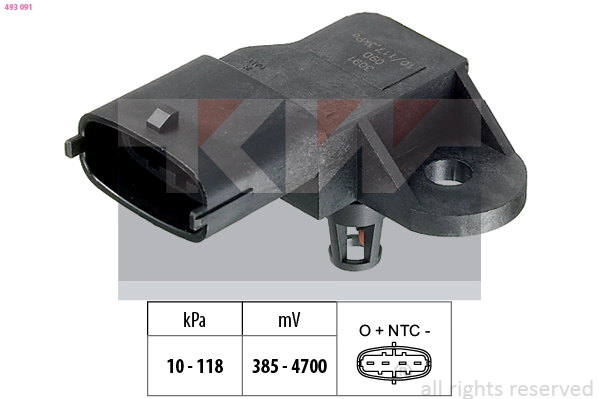 Air Pressure Sensor, altitude adaption (493 091)