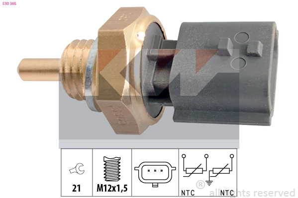 Sensor, coolant temperature (530 365)