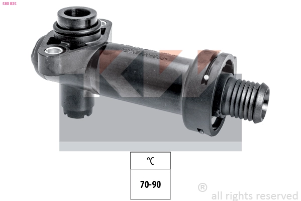 Thermostat, exhaust gas recirculation cooling (580 835)