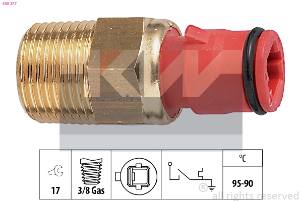 Temperature Switch, radiator fan (550 277)