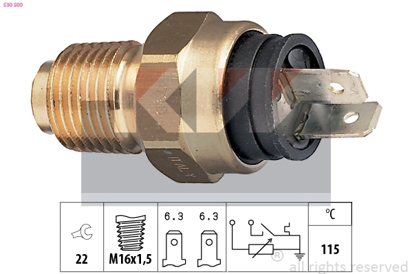 Sensor, coolant temperature (530 500)