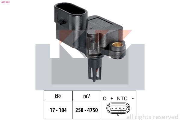 Air Pressure Sensor, altitude adaption (493 081)