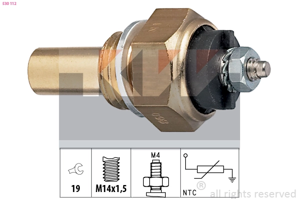 Sensor, coolant temperature (530 112)