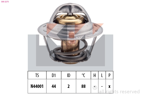 Thermostat, coolant (580 227S)
