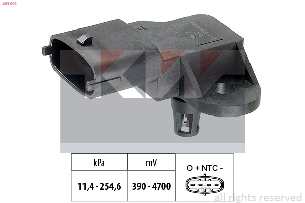 Air Pressure Sensor, altitude adaption (493 092)