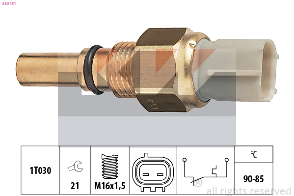 Temperature Switch, radiator fan (550 151)