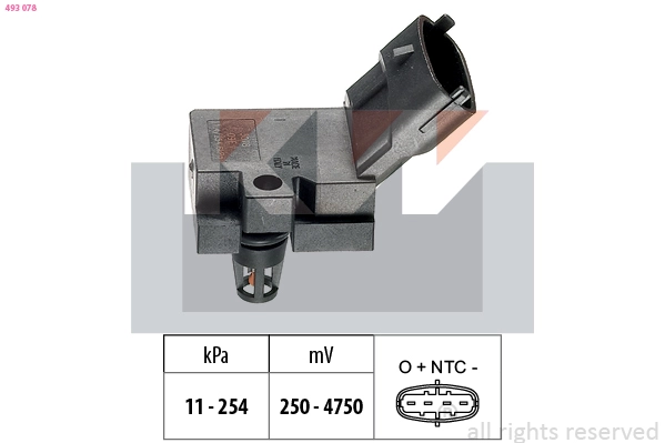 Air Pressure Sensor, altitude adaption (493 078)