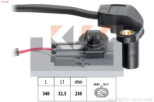 Sensor, crankshaft pulse (453 328)