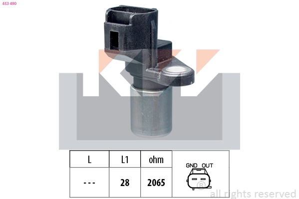 Sensor, crankshaft pulse (453 490)
