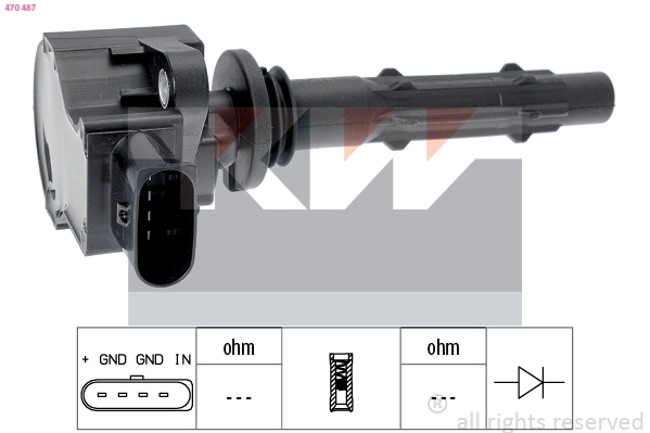 Ignition Coil (470 487)
