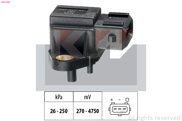 Air Pressure Sensor, altitude adaption (493 029)