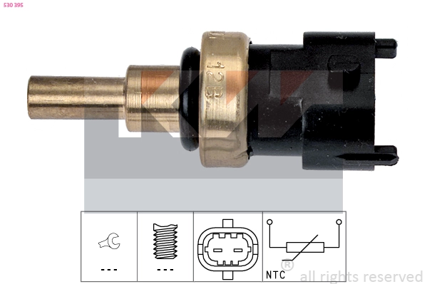 Sensor, coolant temperature (530 395)