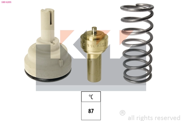 Thermostat, coolant (580 620S)
