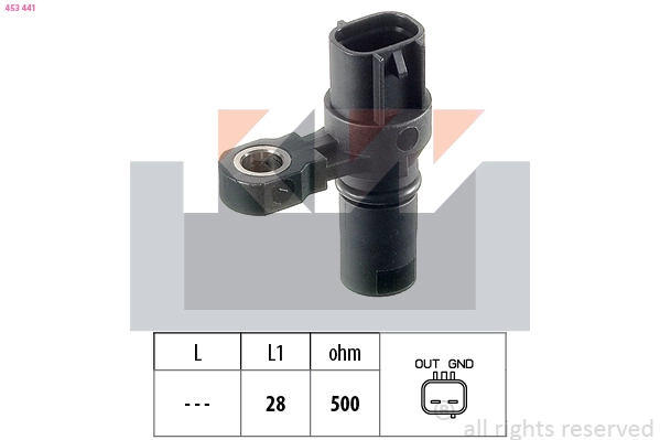 RPM Sensor, automatic transmission (453 441)