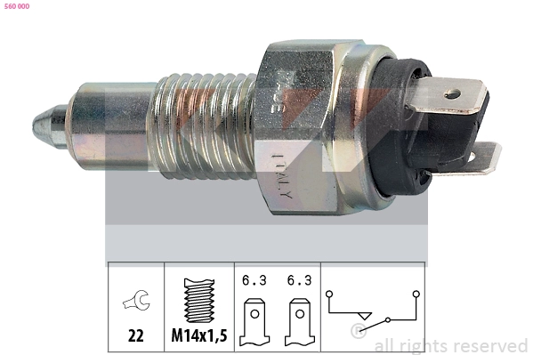 Switch, reverse light (560 000)
