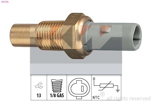 Sensor, coolant temperature (530 184)