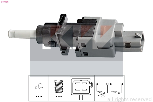 Switch, clutch control (cruise control) (510 196)