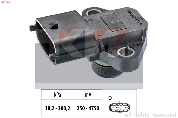 Air Pressure Sensor, altitude adaption (493 345)