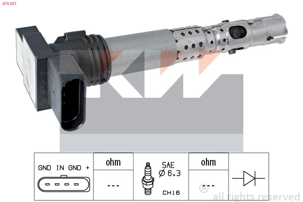 Ignition Coil (470 431)