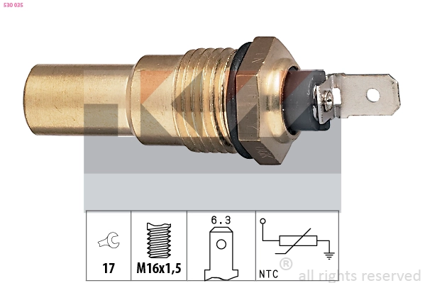 Sensor, coolant temperature (530 035)