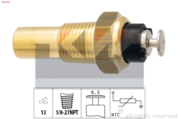 Sensor, coolant temperature (530 235)