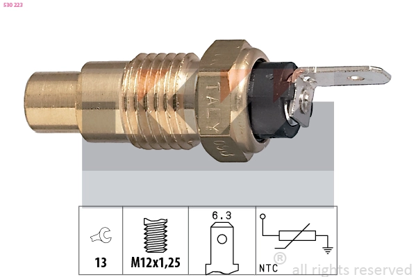 Sensor, coolant temperature (530 223)