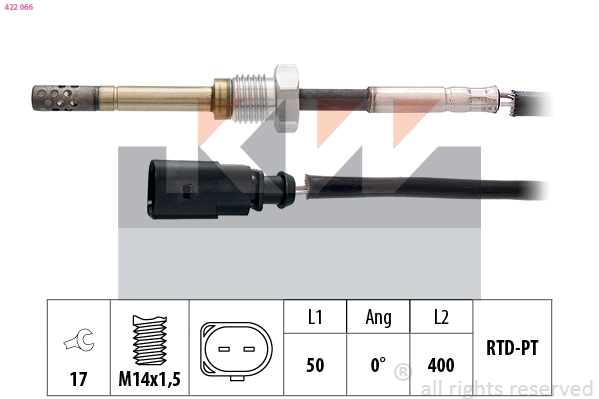 Sensor, exhaust gas temperature (422 066)