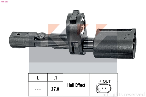 Sensor, wheel speed (460 017)
