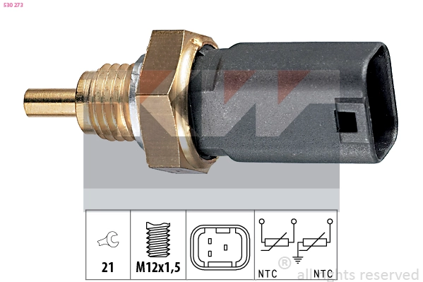 Sensor, coolant temperature (530 273)
