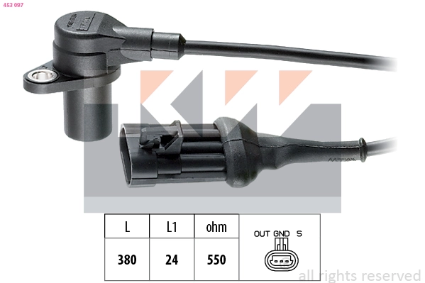 Sensor, crankshaft pulse (453 097)