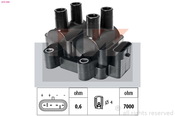 Ignition Coil (470 596)