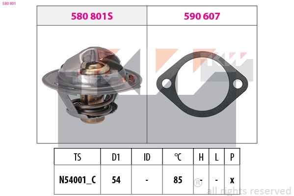 Thermostat, coolant (580 801)