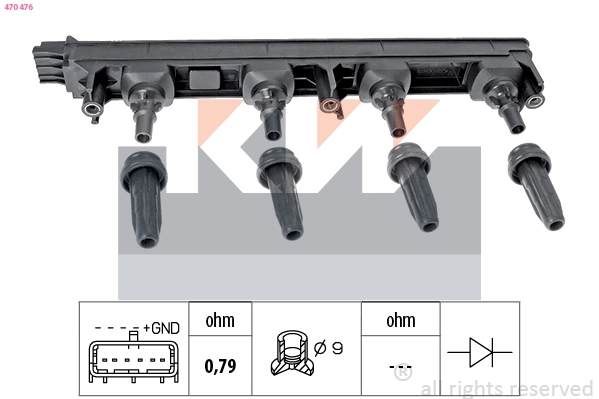 Ignition Coil (470 476)