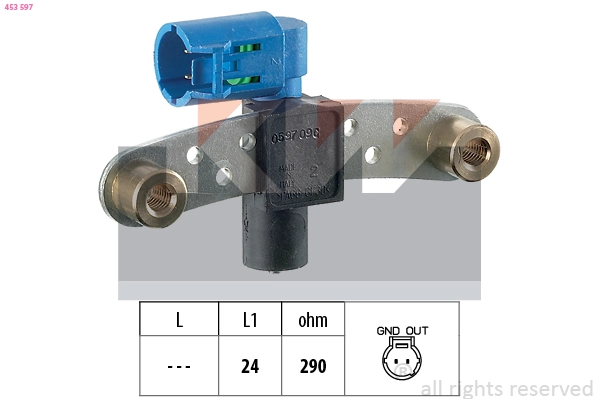 Sensor, crankshaft pulse (453 597)