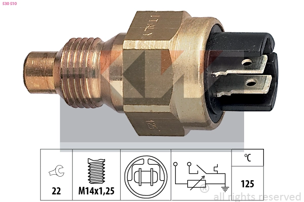 Sensor, coolant temperature (530 510)