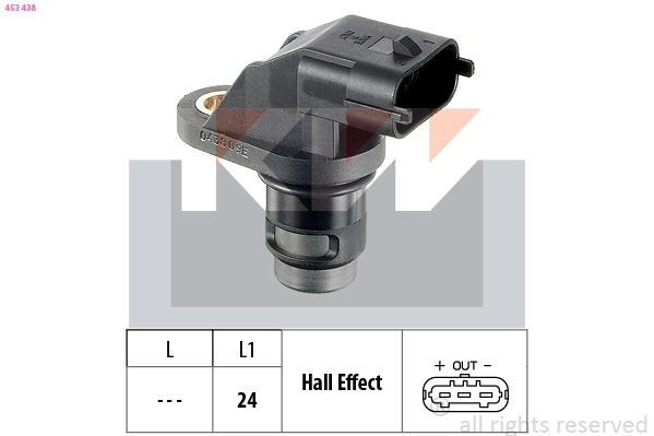 Sensor, RPM (453 438)