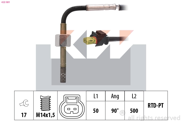 Sensor, exhaust gas temperature (422 081)