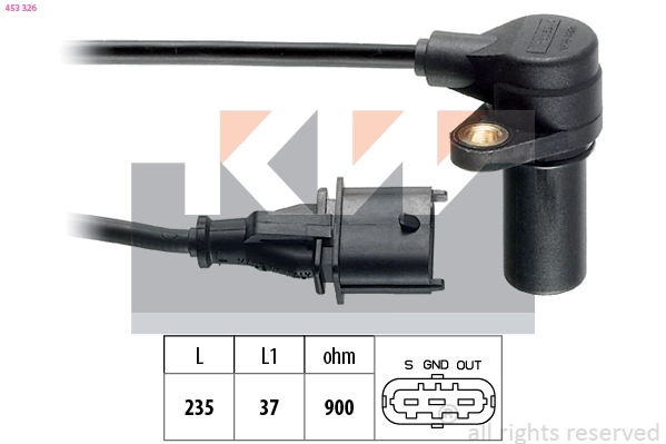Sensor, crankshaft pulse (453 326)