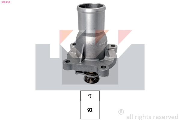 Thermostat, coolant (580 738)