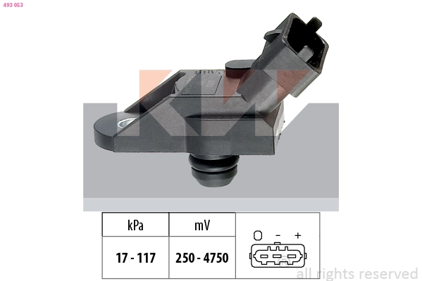 Air Pressure Sensor, altitude adaption (493 053)