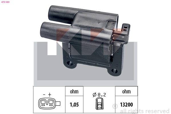 Ignition Coil (470 580)