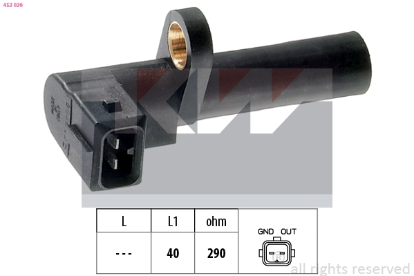 Sensor, crankshaft pulse (453 036)