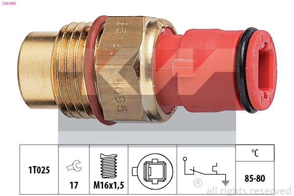 Temperature Switch, radiator fan (550 095)