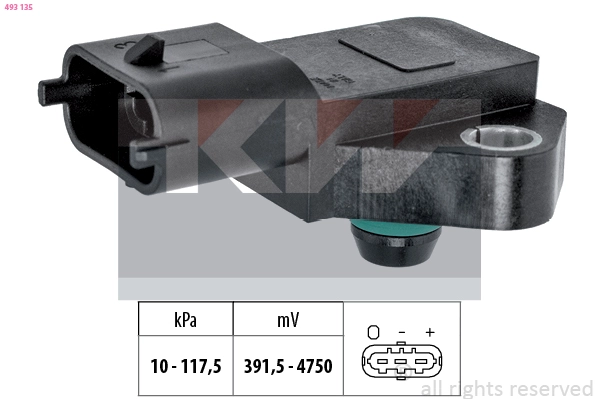Air Pressure Sensor, altitude adaption (493 135)