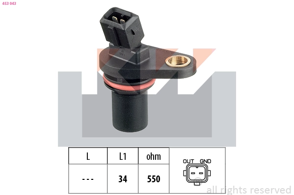 Sensor, camshaft position (453 043)