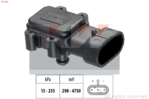 Air Pressure Sensor, altitude adaption (493 064)